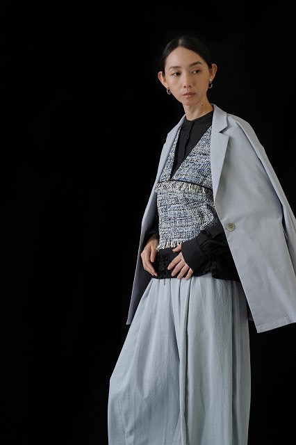 ●CYAN TOKYO●期間限定●ご予約5倍ポイント対象●【10/17 LIVEご紹介アイテム】カフスレイヤーツイルジャケット（予約/2-3）