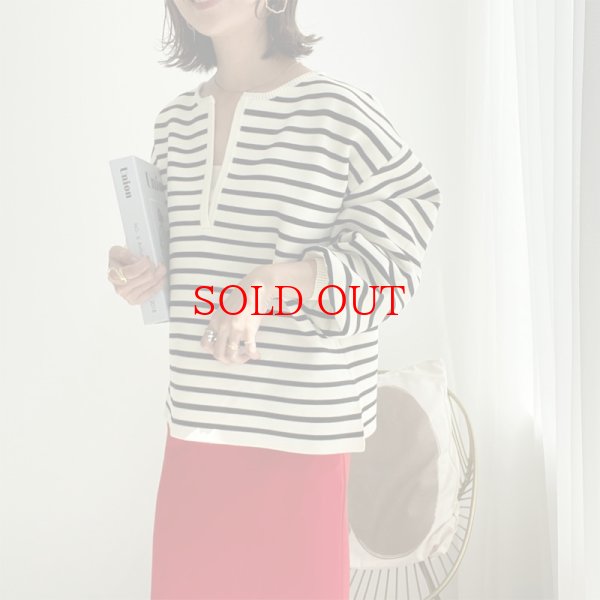 画像17: border keyneck pullover (17)