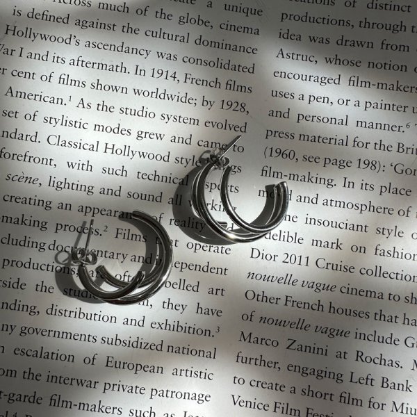 画像2: ◆design hoop pierce (2)