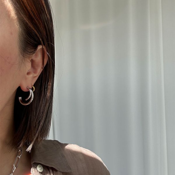 画像3: ◆design hoop pierce (3)