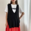 画像1: ●再入荷【liveご紹介アイテム】Vneck over vest (1)