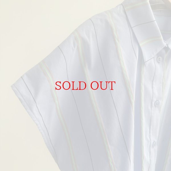 画像7: 【liveご紹介アイテム】neon stripe short blouse (7)