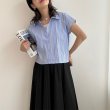 画像6: 【liveご紹介アイテム】neon stripe short blouse (6)