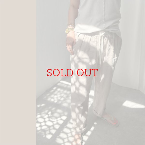 画像4: 【liveご紹介アイテム】relaxing linen pants (4)