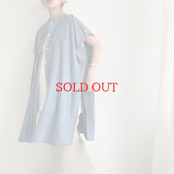 画像2: 【liveご紹介アイテム】over silhouette denim cardigan (2)