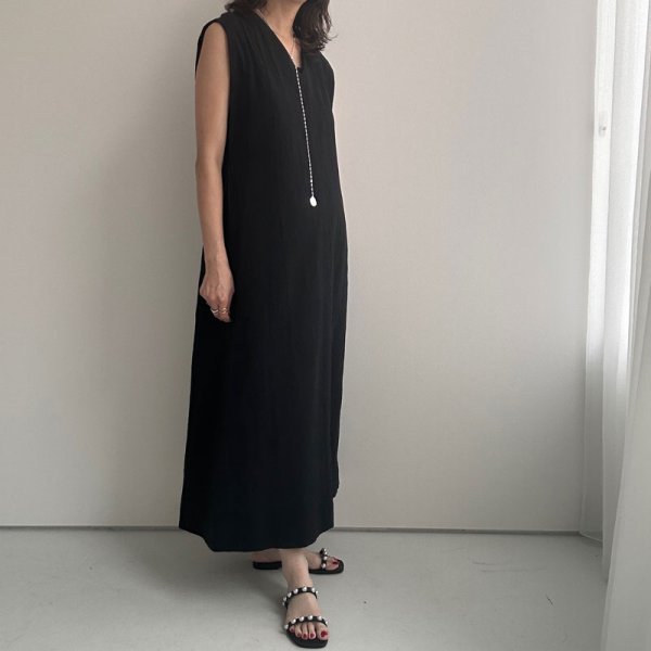 画像12: 【liveご紹介アイテム】v neck silhouette long one-piece (12)
