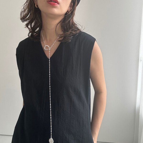 画像1: 【liveご紹介アイテム】asymmetry long necklace (1)