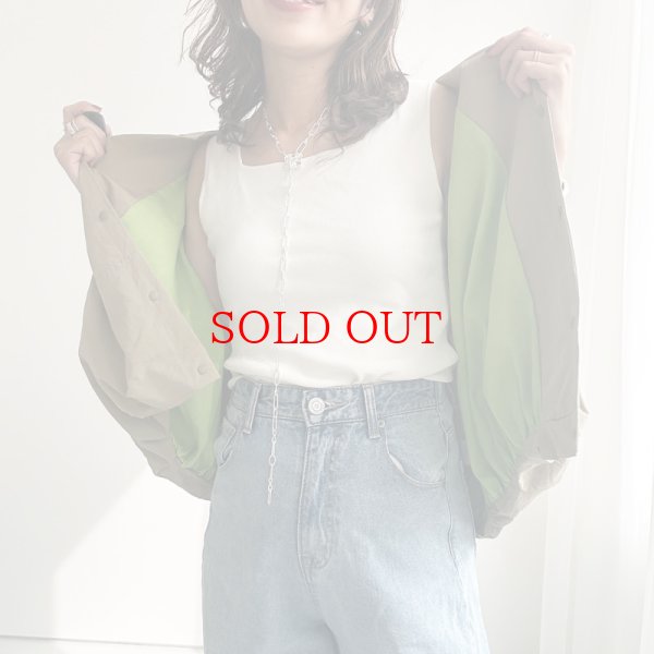 画像18: 【インスタliveご紹介アイテム】bi-color cocoon vest (18)