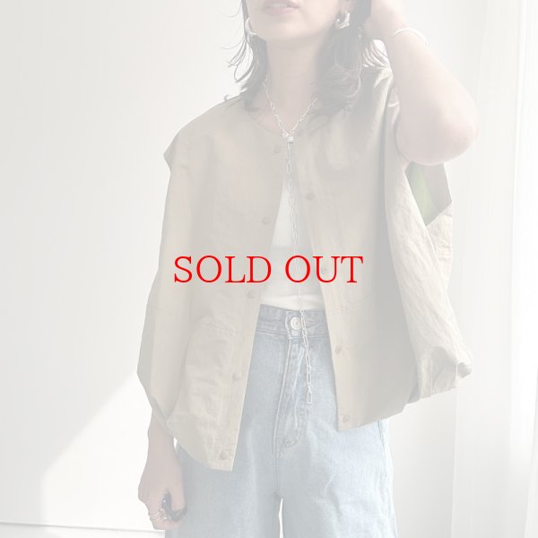 画像23: 【インスタliveご紹介アイテム】bi-color cocoon vest (23)