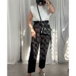 画像9: 【 liveご紹介アイテム】high-waist tuck pants (belt set) (9)