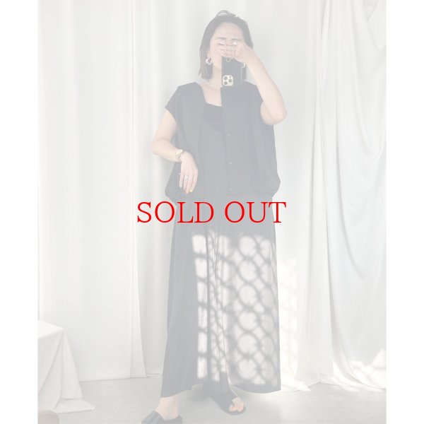 画像7: 【インスタliveご紹介アイテム】bi-color cocoon vest (7)