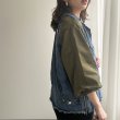 画像12: 【インスタliveご紹介アイテム】MA-1 docking denim shirt (12)