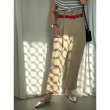 画像4: 【 liveご紹介アイテム】high-waist tuck pants (belt set) (4)