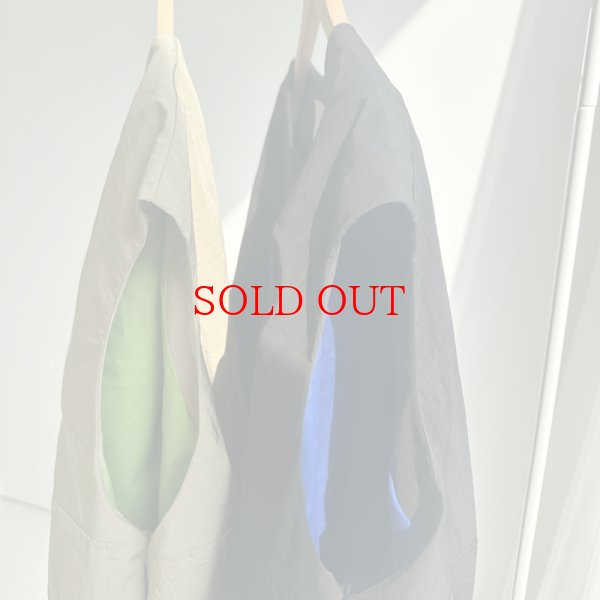 画像20: 【インスタliveご紹介アイテム】bi-color cocoon vest (20)