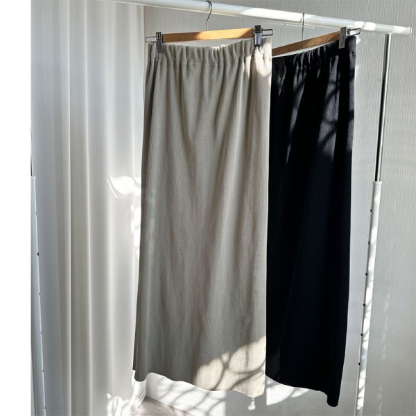 画像17: ●2025NEWカラー登場!!●激推し●リブナロースカート●LAMERの着回しベースアイテム●rib narrow skirt (17)