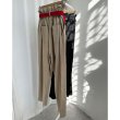 画像12: 【 liveご紹介アイテム】high-waist tuck pants (belt set) (12)