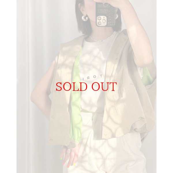 画像14: 【インスタliveご紹介アイテム】bi-color cocoon vest (14)