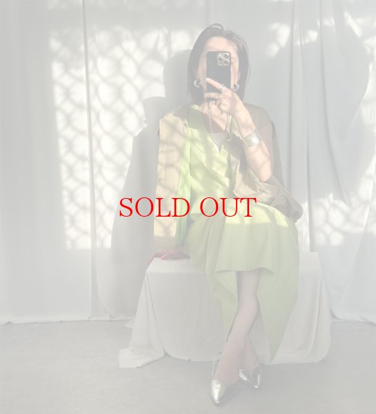 画像13: 【インスタliveご紹介アイテム】bi-color cocoon vest (13)