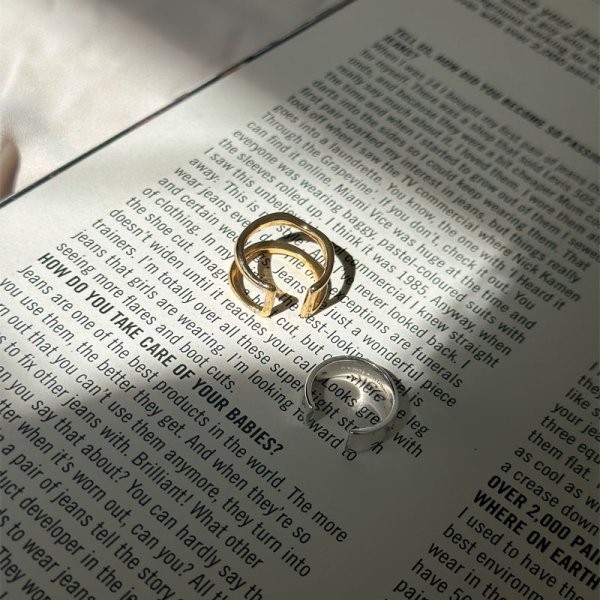 画像7: ◆【liveご紹介アイテム】silver × gold SET ring (7)