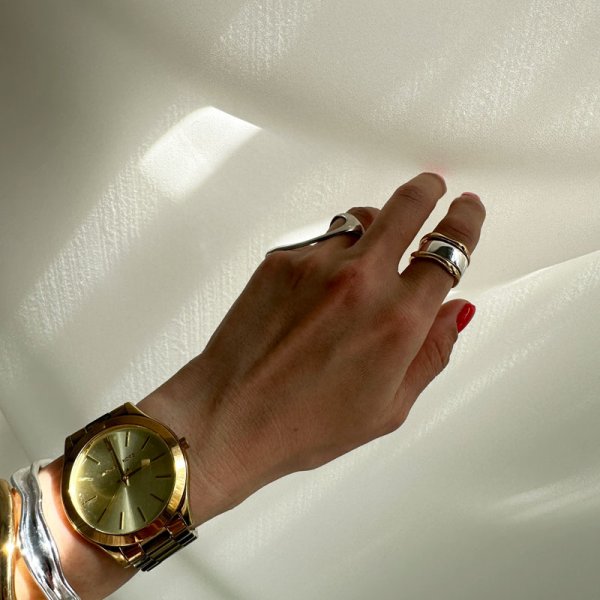 画像3: ◆【liveご紹介アイテム】silver × gold SET ring (3)