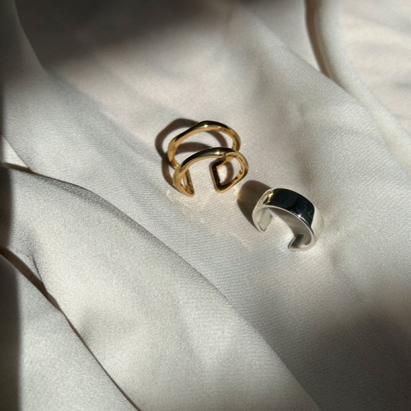 画像6: ◆【liveご紹介アイテム】silver × gold SET ring (6)