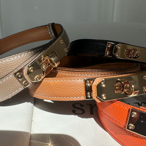 画像3: ●再販●在庫限り●design leather belt (3)