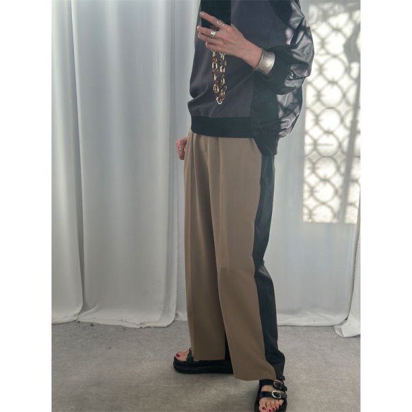 画像9: 【liveご紹介アイテム】bi-color pinstripe slacks (9)