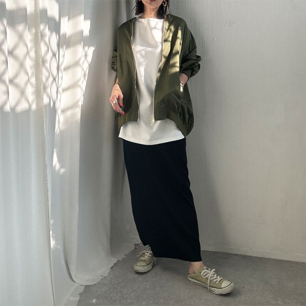 画像29: ●2025NEWカラー登場!!●激推し●リブナロースカート●LAMERの着回しベースアイテム●rib narrow skirt (29)