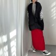 画像27: ●激推し認定●リブナロースカート●LAMERの着回しベースアイテム●rib narrow skirt (27)