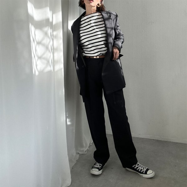 画像14: 【めちゃ軽ジャケットシリーズ】●美!シルエット【liveご紹介アイテム】basic slacks(セットアップ可能) (14)