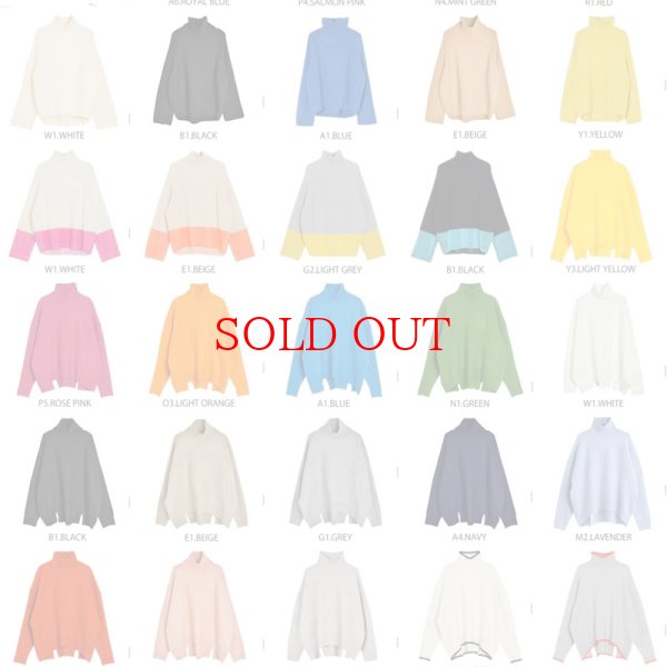 画像1: ◆期間限定/数量限定！受注【liveご紹介アイテム】color over knit (1)