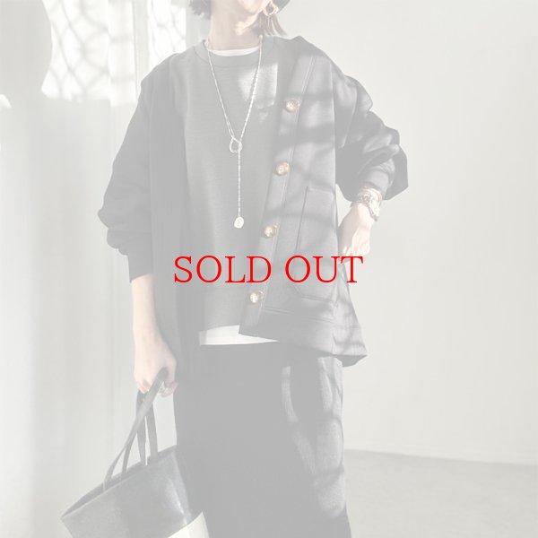 画像20: ●SALE●ボタンに注目!【liveご紹介アイテム】basic over cardigan (20)