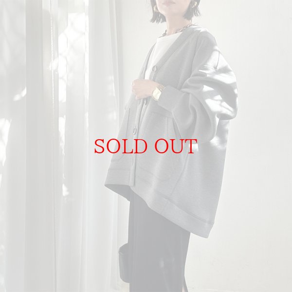 画像1: ●SALE●ボタンに注目!【liveご紹介アイテム】basic over cardigan (1)
