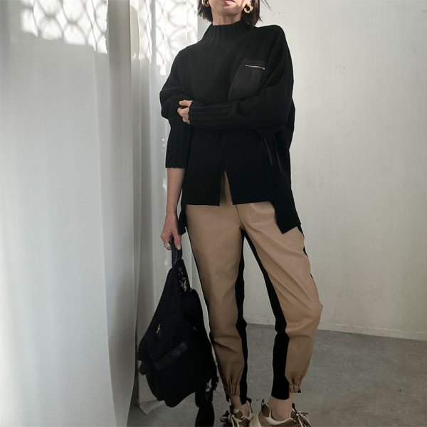 画像5: ●在庫限り●期間限定掲載●【10/6 LIVEご紹介アイテム】ポケットデザインニット（メーカー確認後お取り寄せ） (5)