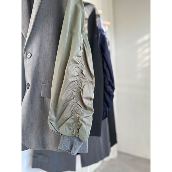 画像5: ●SALE● 【 liveご紹介アイテム】MA-1sleeve over jacket(セットアップ可能) (5)