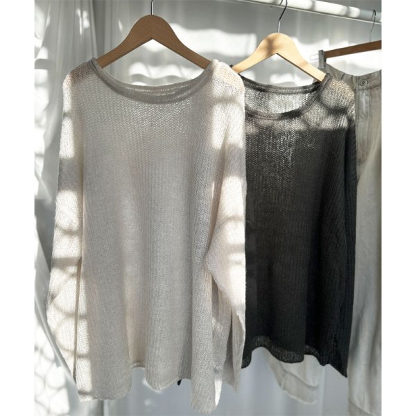 画像5: ●SALE●大人のリラックス感【liveご紹介アイテム】loose over mohair knit (5)