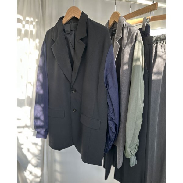 画像2: ●SALE● 【 liveご紹介アイテム】MA-1sleeve over jacket(セットアップ可能) (2)