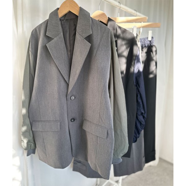 画像3: ●SALE● 【 liveご紹介アイテム】MA-1sleeve over jacket(セットアップ可能) (3)