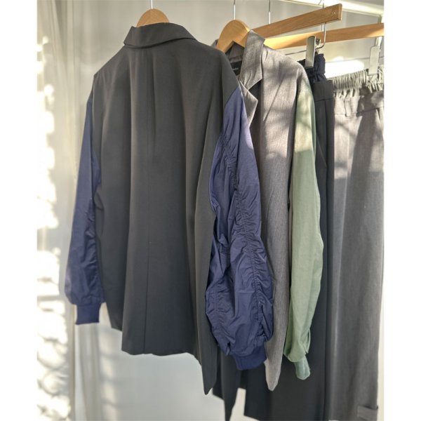 画像4: ●SALE● 【 liveご紹介アイテム】MA-1sleeve over jacket(セットアップ可能) (4)