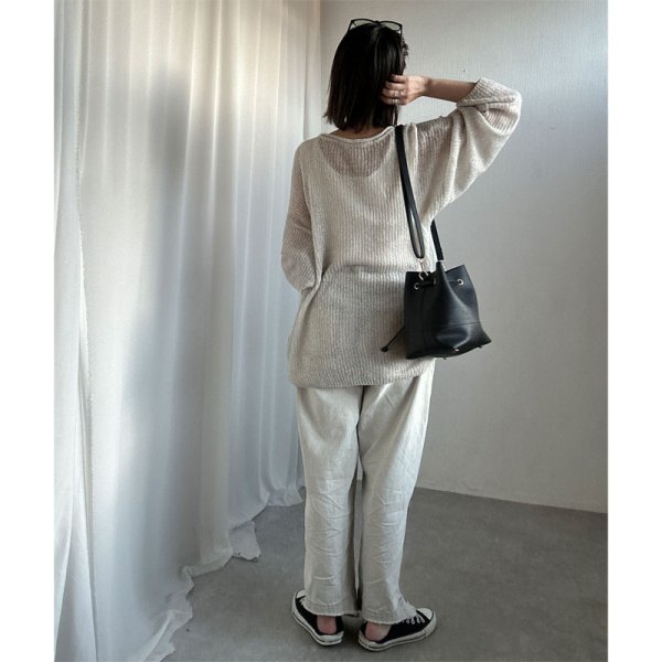 画像8: ●SALE●大人のリラックス感【liveご紹介アイテム】loose over mohair knit (8)