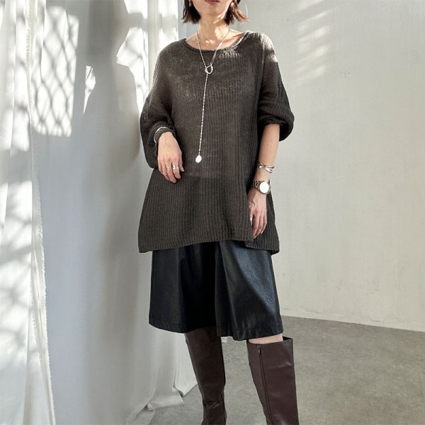 画像13: ●SALE●大人のリラックス感【liveご紹介アイテム】loose over mohair knit (13)