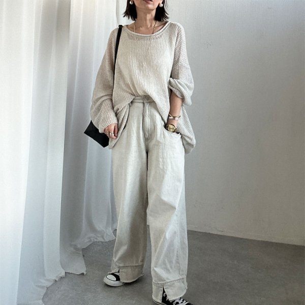 画像7: ●SALE●大人のリラックス感【liveご紹介アイテム】loose over mohair knit (7)