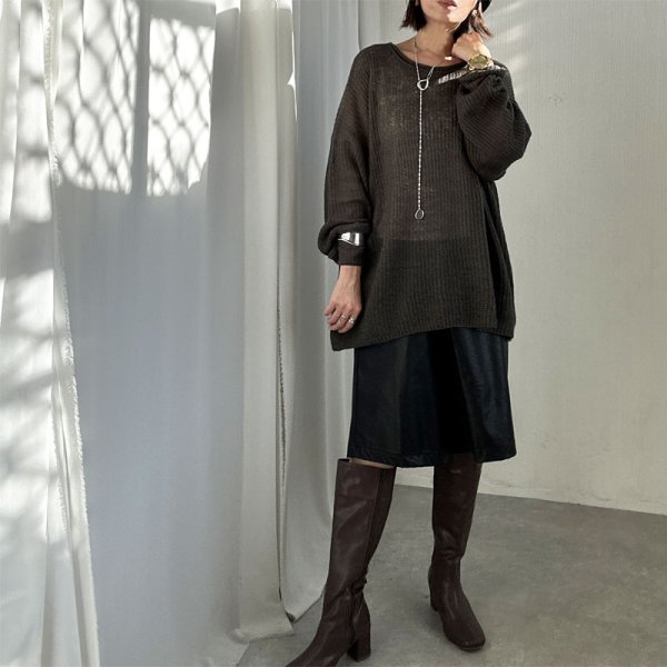 画像12: ●SALE●大人のリラックス感【liveご紹介アイテム】loose over mohair knit (12)