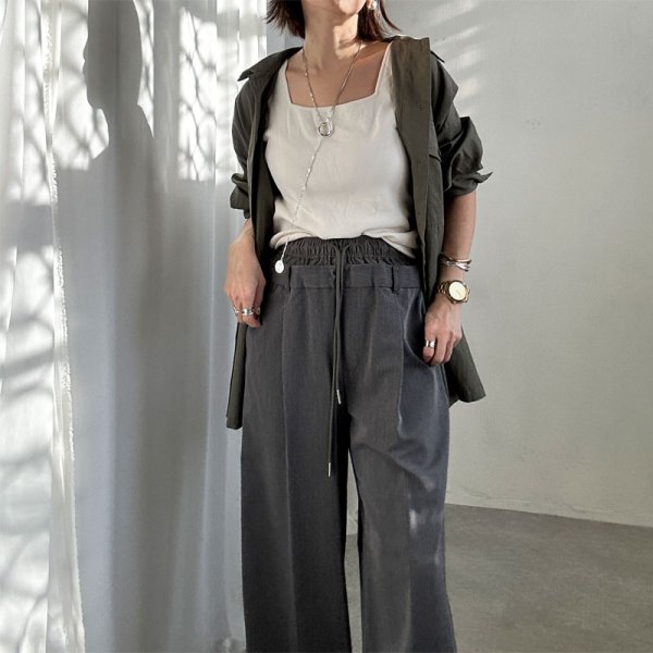 画像2: ●SALE●【 liveご紹介アイテム】2way docking design pants（セットアップ可能） (2)