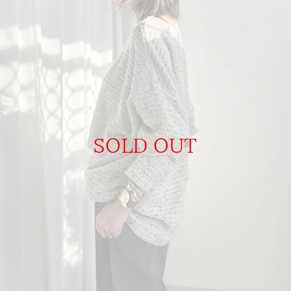 画像1: ●SALE●素材感が可愛い【liveご紹介アイテム】nepyarn pullover (1)