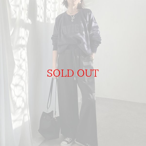 画像2: ●SALE●ポケット付!【liveご紹介アイテム】dolman logo sweat(ネイビー) (2)