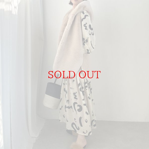 画像6: ●SALE●内側にもファーであったか【liveご紹介アイテム】hoodie fur vest (6)