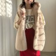 画像1: ●内側にもファーであったか【liveご紹介アイテム】hoodie fur vest (1)