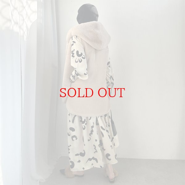 画像3: ●SALE●内側にもファーであったか【liveご紹介アイテム】hoodie fur vest (3)