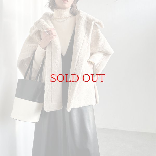 画像2: ● SALE●気軽に羽織れてしっかり暖かい【liveご紹介アイテム】boa vest jacket (2)